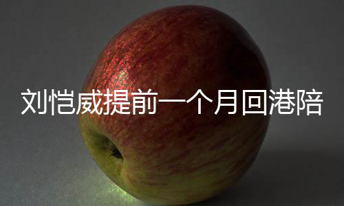 爸爸控儿 个月刘恺了前一米变小糯陪女威提回港
