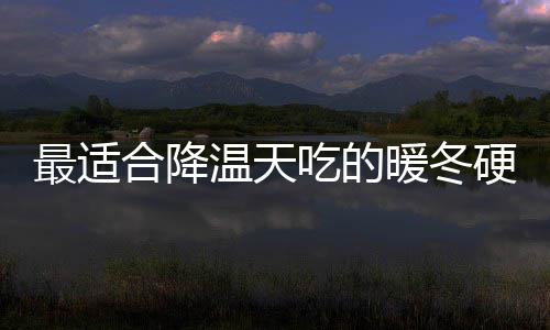 菇鸡暖冬硬菜油香最适温天吃的翅合降蚝